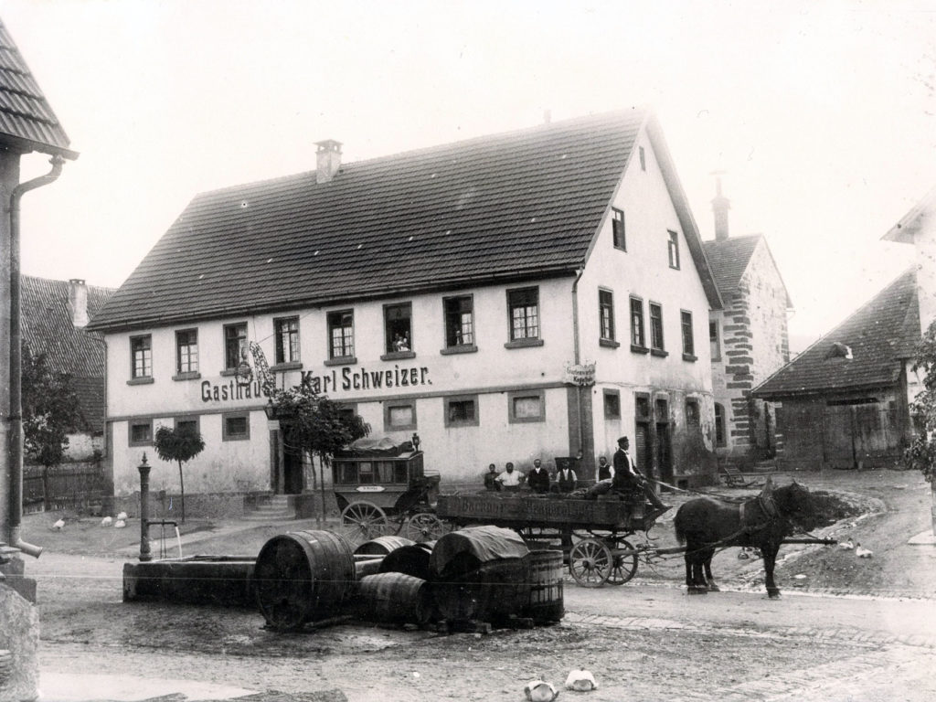 Hauptstraße 58 – Gasthaus Hirsch um 1900