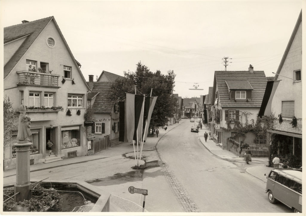 Hauptstraße um 1958