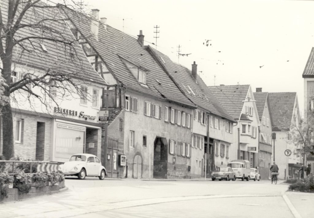 Kirchstraße 28 Bäckerei Sagner um 1978