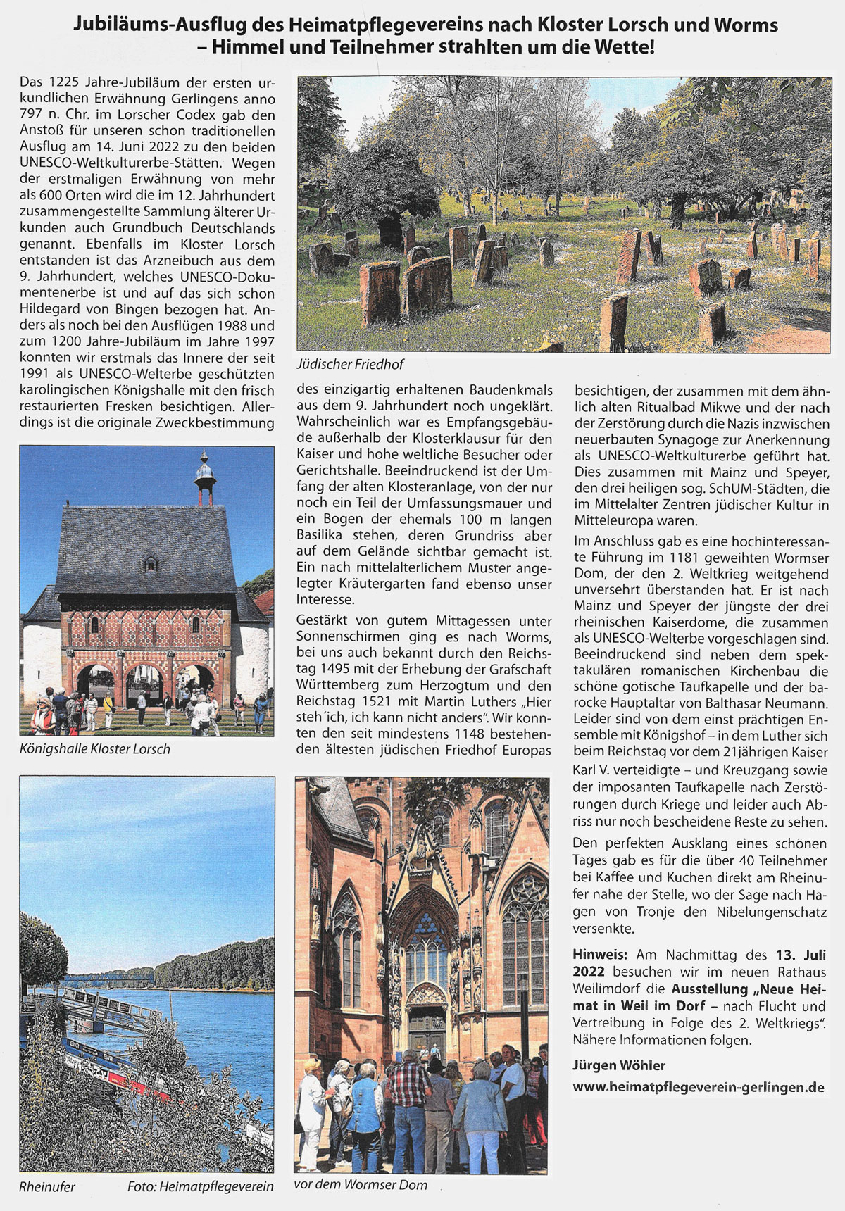 Gerlinger Anzeiger vom 24.06.2022