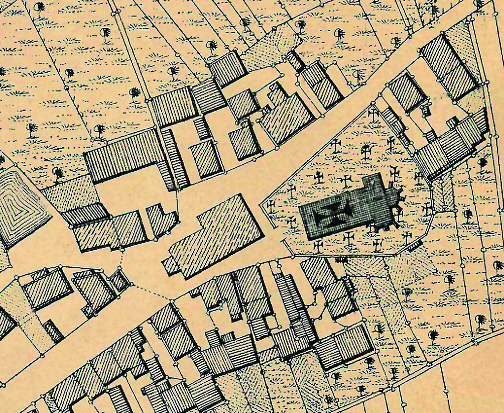 Gerlinger Dorfplan von 1831