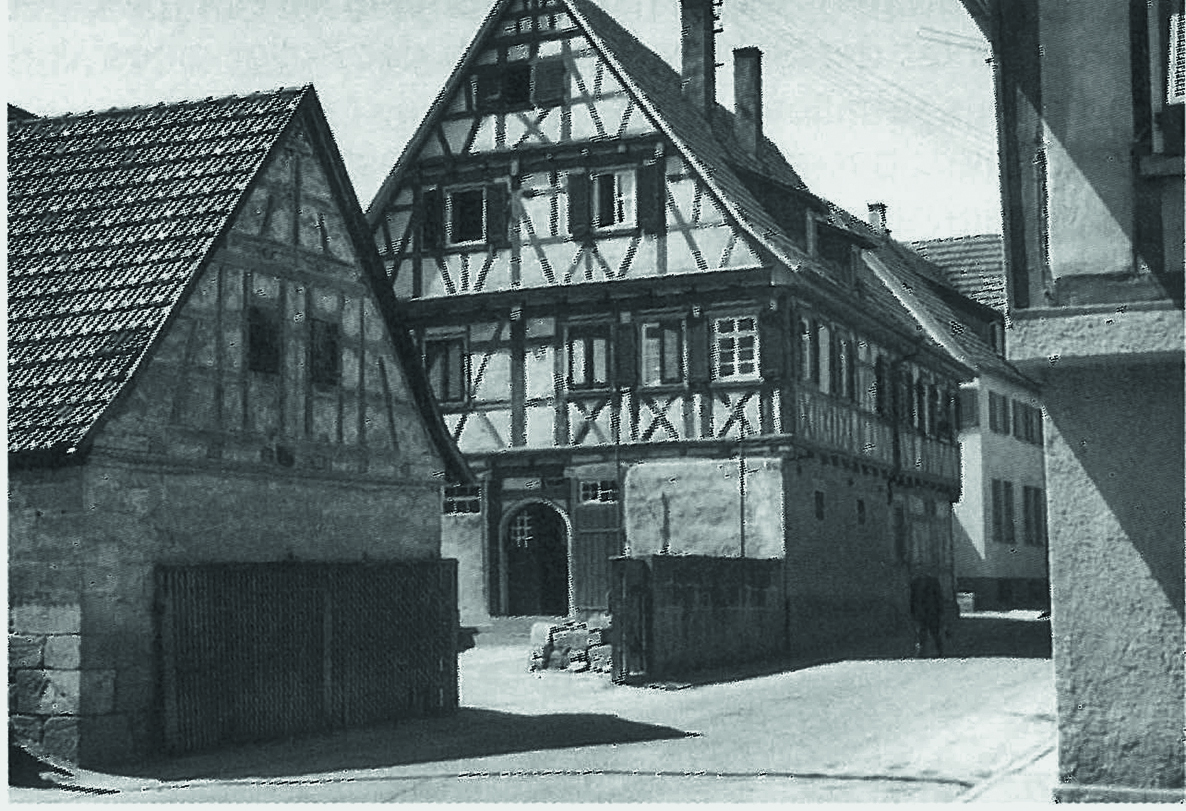 Bild von der Hauptstr. 4 in Gerlingen um 1956