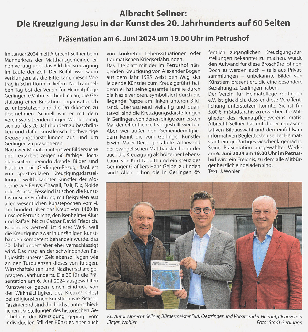 Gerlinger Anzeiger vom 31.05.2024