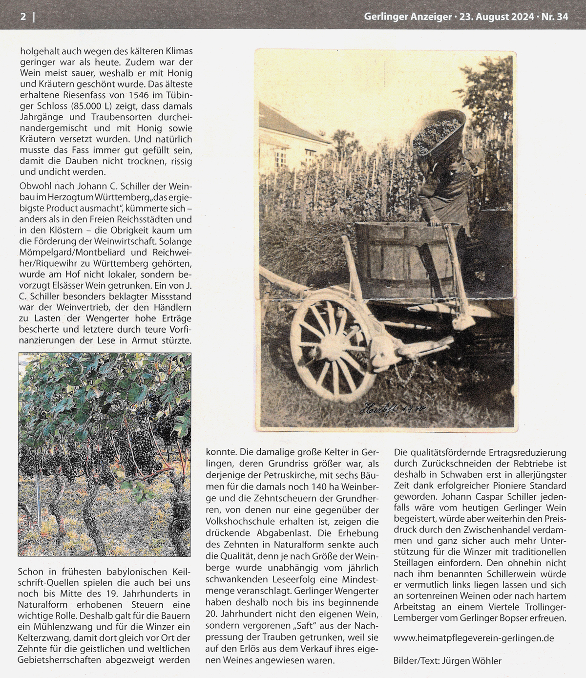 Gerlinger Anzeiger vom 23.08.2024
