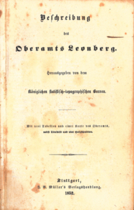 Beschreibung des Oberamts Leonberg